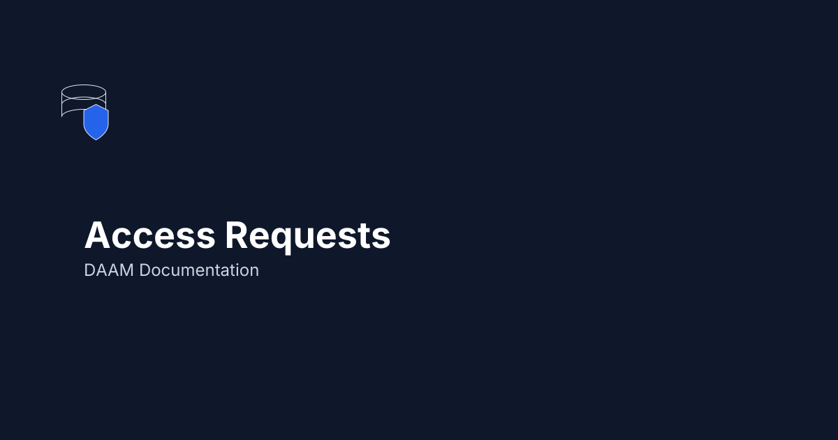 Access Requests - DAAM